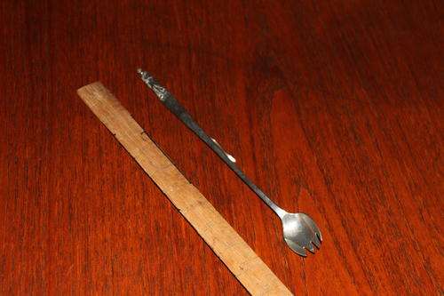 Pickle spoon commemorating coronation of George VI